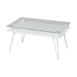 不二貿易  【組立品】 ディスプレイテーブル クラリス ＷＨ 84483【代引・日時指定・キャンセル...