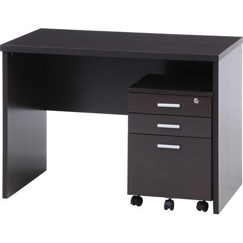 不二貿易  【組立品】デスク２点セット ＢＲ ブラウン 99255【代引・日時指定・キャンセル不可・...
