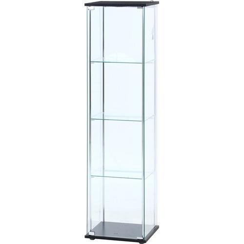 不二貿易  【組立品】ガラスコレクションケース ４段 ＬＥＤ 99490【代引・日時指定・キャンセル...
