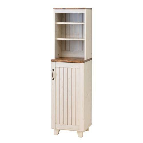 クロシオ 【組立式】カントリー ハイキャビネット 食器棚 幅40cm