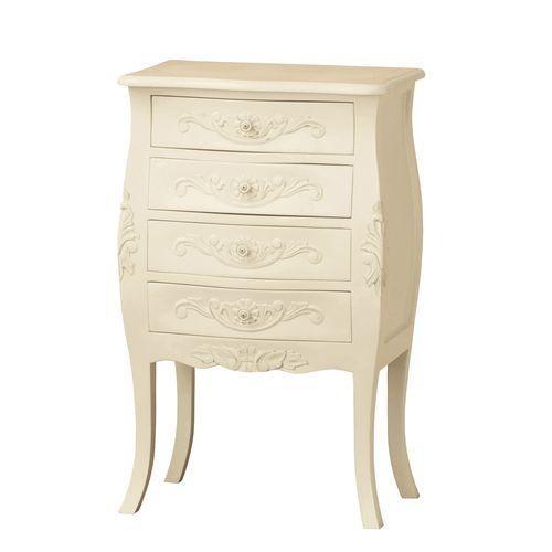 クロシオ 【完成品】コモ チェスト4D ホワイト 幅55cm