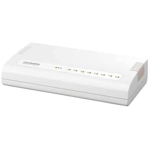 IODATA(アイ・オー・データ) ETX-ESH08WC ホワイト 100BASE-TX 10BA...