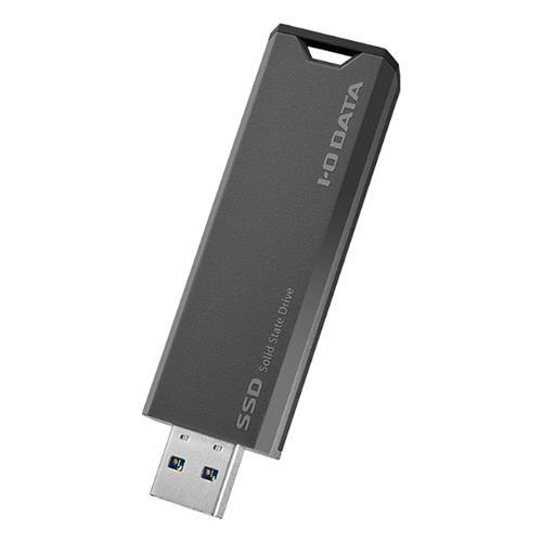 IODATA(アイ・オー・データ) SSPS-US2GRB グレー×ブラック 外付けSSD 2TB