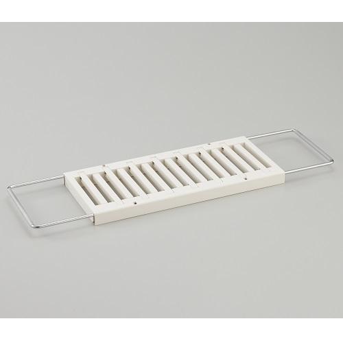 伸晃 KMR-W ホワイト キッチン水切りラック 伸縮タイプ