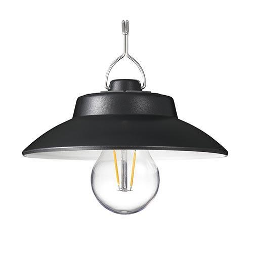 ヤザワ LA4S1804SPBK ブラック LED吊り下げライト電球色ソーラー付