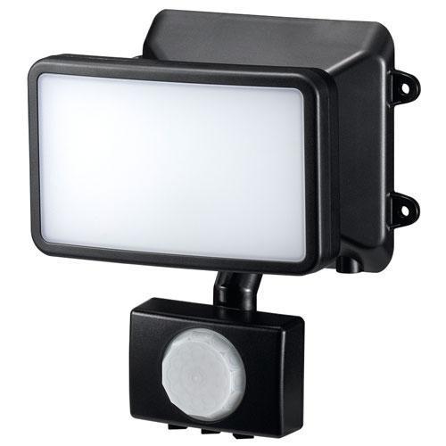 ヤザワ SLR6LEA ブラック AC式 6WLED センサーライト 1灯