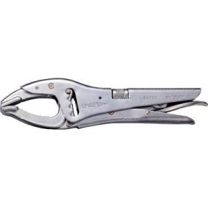 スーパーツール SG250 グリッププライヤ 本体全長：255mm 最大締付握力：500kg