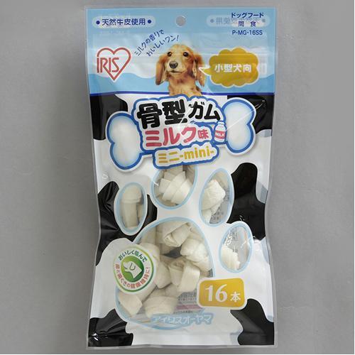アイリスオーヤマ(Iris Ohyama) P-MG-16SS 骨型ガムミルク味ミニ16本