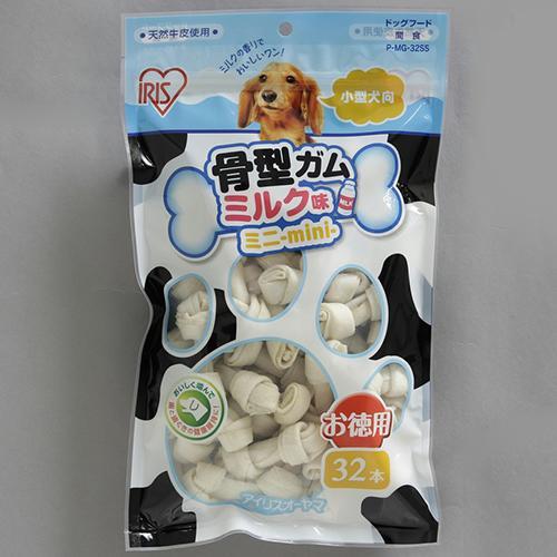 アイリスオーヤマ(Iris Ohyama) P-MG-32SS 骨型ガムミルク味ミニ32本