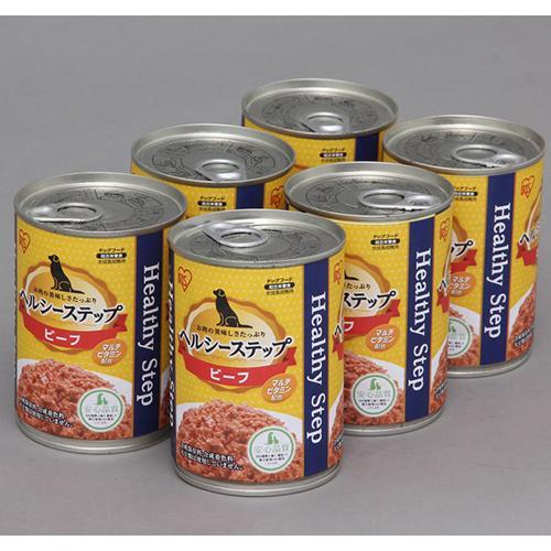 アイリスオーヤマ(Iris Ohyama) P-HLC-B×6 ヘルシーステップ ビーフ 6缶パック