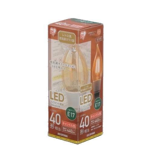 アイリスオーヤマ(Iris Ohyama) LDF3C-G-E17-FK LED電球 フィラメント ...