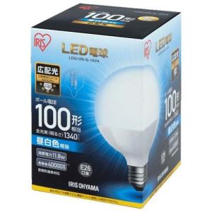 アイリスオーヤマ(Iris Ohyama) LDG12N-G-10V4 LED電球(昼白色) E26口金 100W形相当 1340lm｜eccurrent