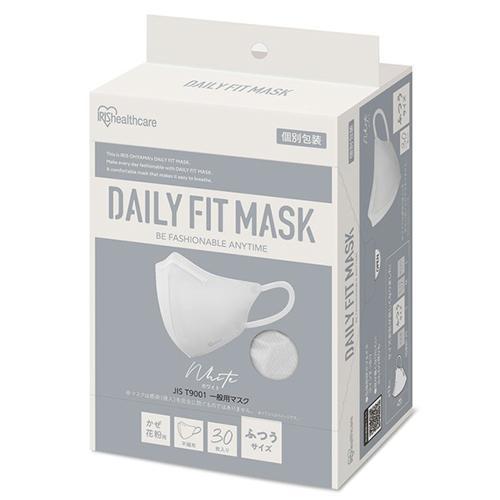 アイリスオーヤマ(Iris Ohyama) RK-F30SW DAILY FIT MASK 立体 ふ...