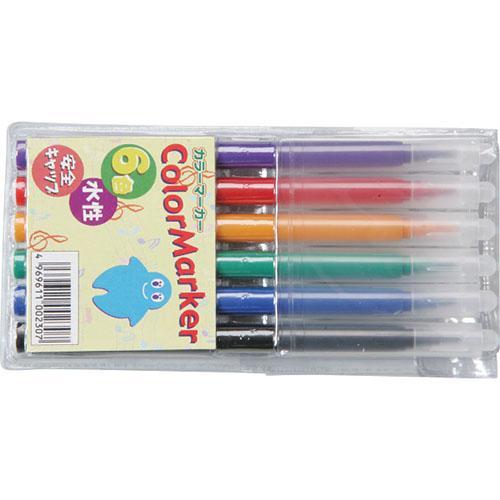 その他 サインペン６色セット