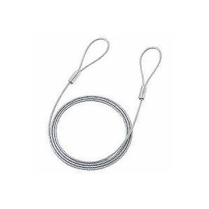 サンワサプライ SLE-1W eセキュリティ ワイヤー 1.5m