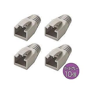 サンワサプライ ADT-MC8 ライトグレー モジュラーカバー 先付けタイプ 10個