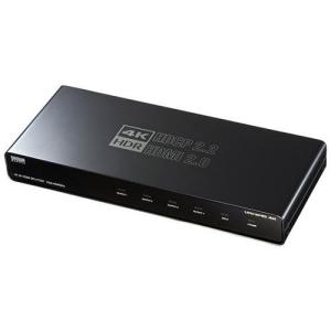 サンワサプライ VGA-HDRSP4 4K/60Hz・HDR対応HDMI分配器 4分配｜eccurrent