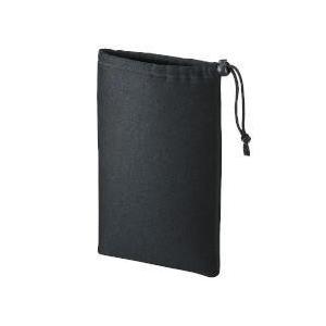 サンワサプライ IN-C2K ブラック マルチクッションケース 巾着タイプ