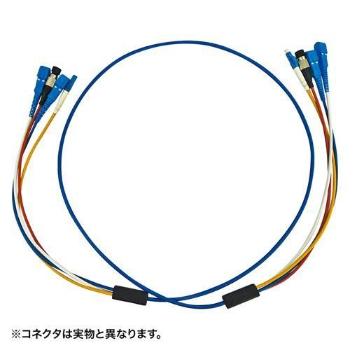 サンワサプライ HKB-LCLCRB1-20 ブルー ロバスト光ファイバケーブル 約20m