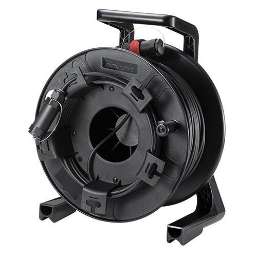 サンワサプライ KM-HD20-UFBD100 ドラム付き光ファイバHDMIケーブル 8K対応・ブラ...