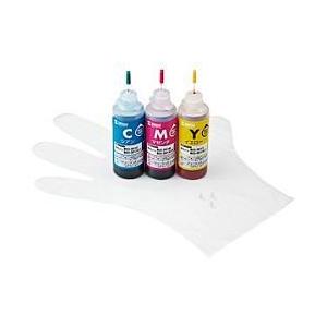 サンワサプライ INK-C351S60 3色セット 詰め替えインク BCI-351C・M・Y用 60ml｜eccurrent