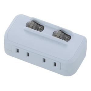 HS-A1758W オーム電機 個別スイッチ付 節電タップ 2個口 [品番] 00