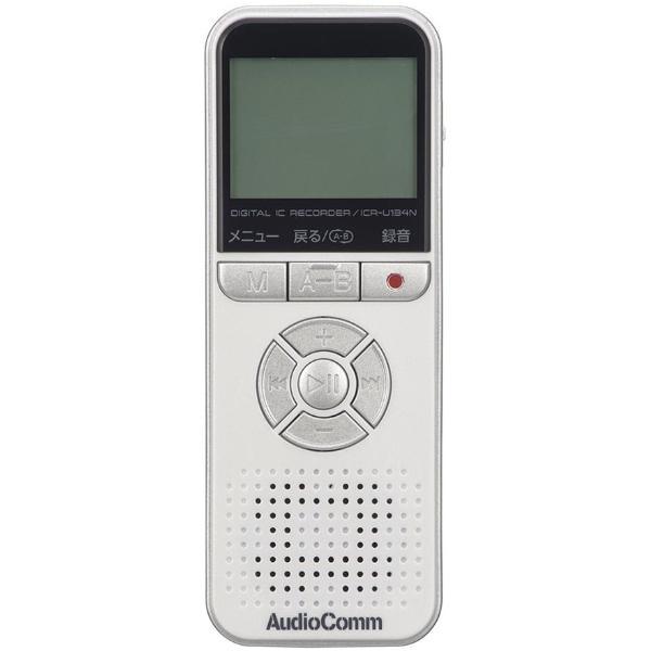オーム電機(OHM) ICR-U134N デジタルICレコーダー 4GB