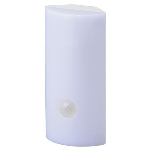 オーム電機(OHM) NIT-BLA6JCS-WN LEDセンサーライト 人感明暗センサー