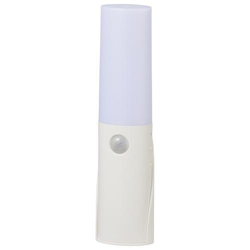 オーム電機(OHM) NIT-BLA6JB-WL LEDセンサーライト 人感明暗センサー ハンディラ...