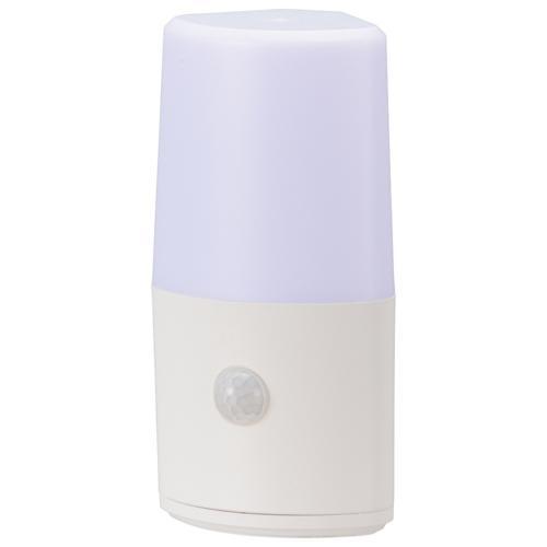 オーム電機(OHM) NIT-BLA6JC-WN LEDセンサーライト 人感明暗センサー