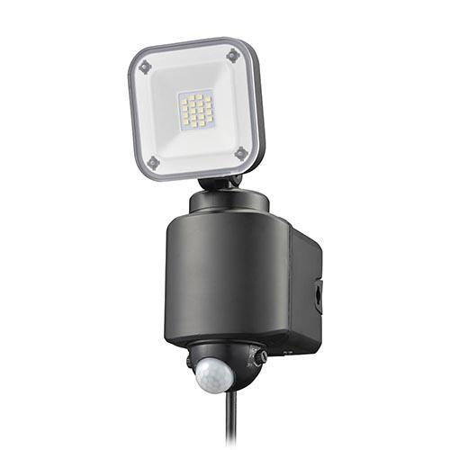 オーム電機(OHM) LS-A160W1 monban 防犯センサーライト 1灯コンセント式 160...