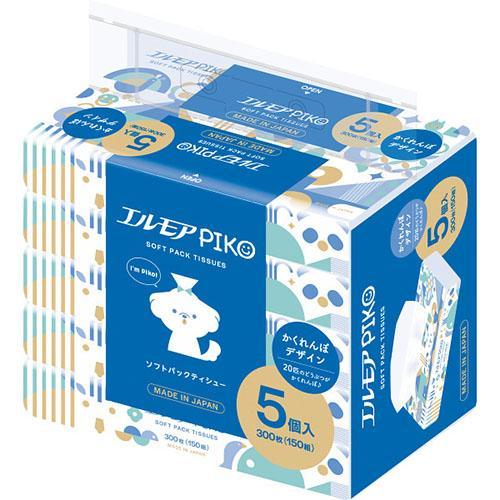 その他 エルモアピコ ソフトパックティシュー１５０組(５個入)