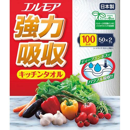 その他 エルモア 強力吸収キッチンタオル(２ロール)