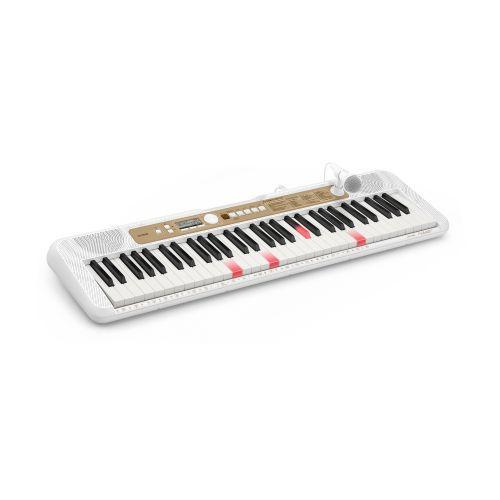 CASIO(カシオ) LK-340 ホワイト Casiotone 光ナビゲーションキーボード 61鍵...