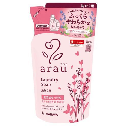 サラヤ 408302 アラウ 洗たく用せっけん 詰替 1L