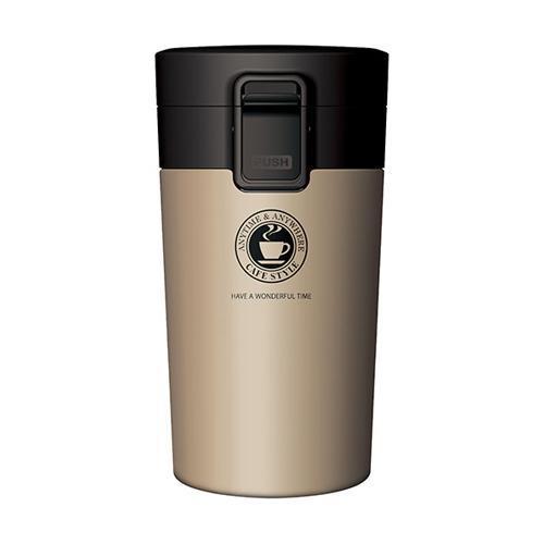 アスベル TL-290 シャンパンゴールド 真空断熱携帯タンブラー 290ml