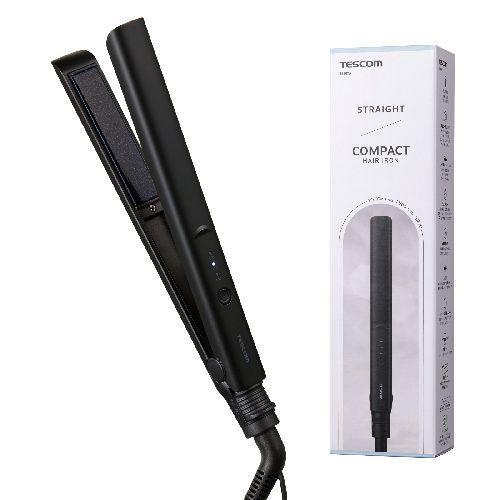 テスコム(TESCOM) TS367A-K ブラック ヘアアイロン ストレート 25mm ナノセラミ...