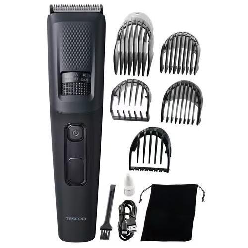 テスコム(TESCOM) TT690B-H ダークグレー ヘアカッター バリカン 防水設計 コードレ...