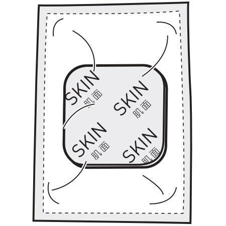 オムロン(OMRON) HV-PAD-3 粘着パッド 4組8枚セット