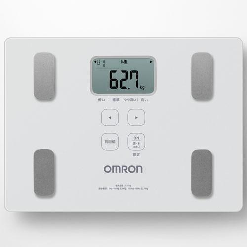 オムロン(OMRON) HBF-235-JW ホワイト 体重体組成計 カラダスキャン