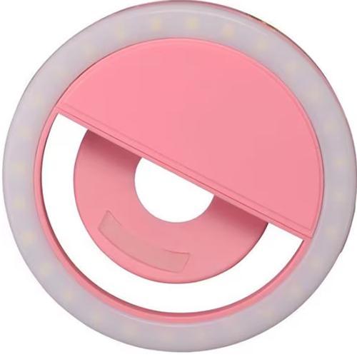 エツミ VE2298 ピンク クリップリングライト28 VLOG