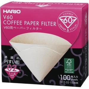 ハリオ(HARIO) V60用ペーパーフィルター02M 100枚箱入り VCF-02-100MK｜eccurrent