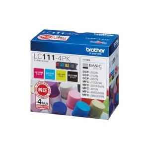 ブラザー(brother) LC111-4PK 純正 インクカートリッジ 4色パック｜eccurrent