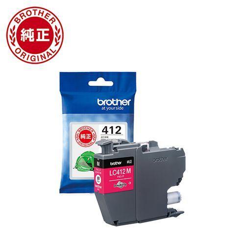 ブラザー(brother) LC412M 純正 インクカートリッジ マゼンタ 標準容量