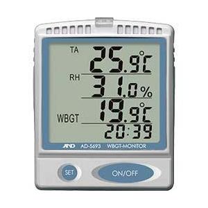 A＆D(エー・アンド・デイ) AD-5693 壁掛・卓上型 熱中症指数モニター