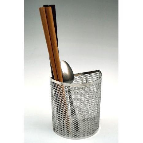 大木製作所 メッシュ箸立て 10.5x6.5xH11cm 00172-8