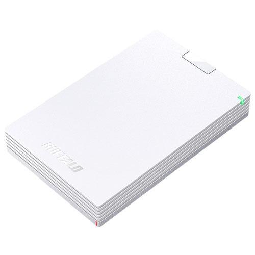 バッファロー(BUFFALO) HD-PCG2.0U3-GWA ホワイト ポータブルHDD 2TB ...