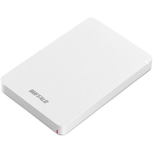 バッファロー(BUFFALO) HD-PGF1.0U3-WHA ホワイト ポータブルHDD 1TB ...