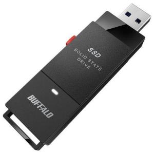 バッファロー(BUFFALO) SSD-PUT250U3-BKC(ブラック) USB 3.2(Gen 1)対応 ケーブルレス ポータブルSSD 250GB｜ECカレント