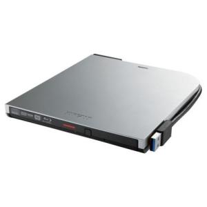 バッファロー(BUFFALO) BRXL-PTV6U3-SVB(シルバー) USB3.2(Gen1) 対応 ポータブルBD 書込ソフト添付｜eccurrent